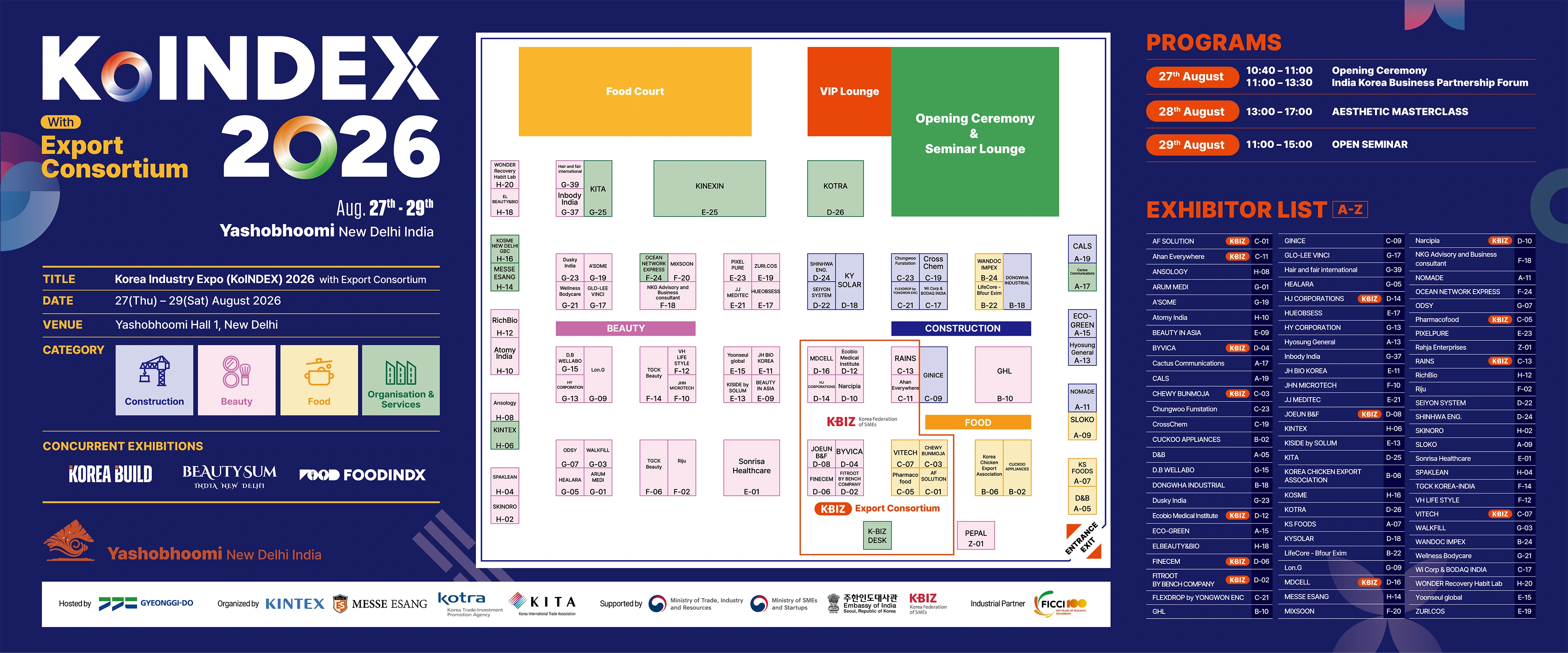 KoINDEX 2026 Floor Plan